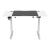 Birou mobil cu inaltime reglabila Stryn 120x60x72-117cm otel pal plastic alb negru [pro.tec] HausGarden Leisure