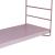 Set 4 buc raft perete Strängnäs 50x60x15cm otel lila [en.casa] HausGarden Leisure