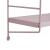 Set 4 buc raft perete Strängnäs 50x60x15cm otel lila [en.casa] HausGarden Leisure