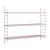 Set 2 buc raft perete Strängnäs 50x60x15cm otel lila [en.casa] HausGarden Leisure