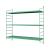 Set 2 buc raft perete Strängnäs 50x60x15cm otel verde pastel [en.casa] HausGarden Leisure