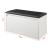 Banca cu sertar pentru pantofi Degerfors WS 80 x 39 x 45 cm PAL ALB/negru [en.casa] HausGarden Leisure
