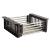 Scurgator extensibil 41x27 cm, negru pentru chiuveta, FLEKO Innovative ReliableTools
