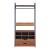 Set 2 suporturi haine Larem 5 cu 1 dulap 2 sertare si 6 compartimente [en.casa] HausGarden Leisure