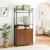 Set 2 suporturi haine Larem 4 cu 1 dulap si 2 sertare [en.casa] HausGarden Leisure