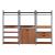 Set 3 suporturi haine Larem 1 cu 1 dulap 2 sertare si 9 rafturi [en.casa] HausGarden Leisure