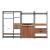 Set 3 suporturi haine masuri diferite Larem 4 cu 4 sertare si 1 dulap [en.casa] HausGarden Leisure