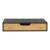 Set 2 buc raft perete Bokn 40x24x8cm bambus negru natur [en.casa] HausGarden Leisure