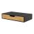 Set 2 buc raft perete Bokn 40x24x8cm bambus negru natur [en.casa] HausGarden Leisure