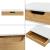 Set 2 buc raft perete Bokn 40x24x8cm bambus alb natur [en.casa] HausGarden Leisure