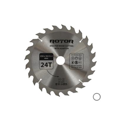 Disc taiat lemn ROTOR 250*30/25,4 cu adaptor 24T Innovative ReliableTools
