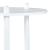 Raft carti Øvre 108x80x30cm cu 4 rafturi alb [en.casa] HausGarden Leisure
