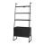 Raft scara cu dulap Storfjord 183,5x80x40cm negru [en.casa] HausGarden Leisure