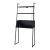 Schreibtisch Storfjord mit Leiterregal 184x80x40cm Schwarz [en.casa] HausGarden Leisure