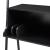 Schreibtisch Storfjord mit Leiterregal 184x80x40cm Schwarz [en.casa] HausGarden Leisure