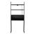 Schreibtisch Storfjord mit Leiterregal 184x80x40cm Schwarz [en.casa] HausGarden Leisure