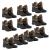 Cizme din PVC barbati SPRINT FOREST, SET 10 PERECHI Impermeabile, Antiderapante, Captuseala sintetica Innovative ReliableTools