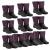 Cizme din PVC Mov/Negru SET 10 PERECHI, Impermeabile, Antiderapante, Captuseala sintetica Innovative ReliableTools
