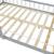 Pat casuta copii cu grilaj protectie Hesel 200x120cm lemn gri [en.casa] HausGarden Leisure