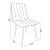 Set 4 scaune bucatarie Elsern negru [en.casa] HausGarden Leisure