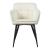 Scaun bucatarie Birmingham 81x57x53cm bej negru [en.casa] HausGarden Leisure