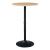 Masa bar Vantaa 100x60cm negru stejar [en.casa] HausGarden Leisure