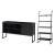 Set raft si dulap G Storfjord negru [en.casa] HausGarden Leisure