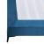 Pat tapitat cu saltea Lilla 180x200cm textil albastru [en.casa] HausGarden Leisure