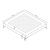 Pat tapitat cu saltea Lilla 180x200cm textil albastru [en.casa] HausGarden Leisure
