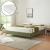 Pat tapitat cu saltea Lilla 160x200cm textil verde [en.casa] HausGarden Leisure
