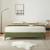 Pat tapitat cu saltea Lilla 160x200cm textil verde [en.casa] HausGarden Leisure