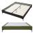 Pat tapitat cu saltea Lilla 160x200cm textil verde [en.casa] HausGarden Leisure