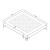 Pat tapitat cu saltea Lilla 160x200cm textil gri deschis [en.casa] HausGarden Leisure