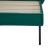 Pat tapitat Porvoo catifea 160x200 cm verde inchis [en.casa] HausGarden Leisure