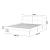 Pat tapitat Porvoo catifea 160x200 cm bej [en.casa] HausGarden Leisure