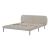 Pat tapitat Porvoo catifea 160x200 cm bej [en.casa] HausGarden Leisure