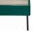 Pat tapitat Porvoo catifea 140x200 cm verde inchis [en.casa] HausGarden Leisure