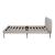 Pat tapitat cu saltea Porvoo 160x200 cm catifea bej [en.casa] HausGarden Leisure