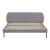 Pat tapitat cu saltea Porvoo 160x200 cm textil gri [en.casa] HausGarden Leisure
