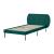 Pat tapitat Porvoo catifea 90x200 cm verde inchis [en.casa] HausGarden Leisure