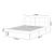 Pat tapitat cu saltea Porvoo 140x200 cm catifea bej [en.casa] HausGarden Leisure