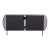 Pat tapitat cu saltea Porvoo 140x200 cm textil gri [en.casa] HausGarden Leisure