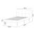 Pat tapitat cu saltea Porvoo 90x200 cm catifea bej [en.casa] HausGarden Leisure