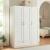 Kleiderschrank Finning 176x120x52 cm 1 Schublade Weiß [en.casa] HausGarden Leisure