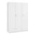 Kleiderschrank Finning 176x120x52 cm 1 Schublade Weiß [en.casa] HausGarden Leisure