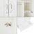 Kleiderschrank Finning 176x80x52 cm 4 Fächer Weiß [en.casa] HausGarden Leisure