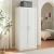 Kleiderschrank Finning 176x80x52 cm 1 Fach Weiß [en.casa] HausGarden Leisure