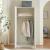 Kleiderschrank Finning 176x80x52 cm 1 Fach Weiß [en.casa] HausGarden Leisure