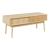 Fernsehtisch Landskrona 115x40x48 cm mit zwei Schiebetüren Eicheoptik [en.casa] HausGarden Leisure
