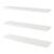 Set 3 buc raft perete Stranda 100x20x3,5 cm alb [en.casa] HausGarden Leisure